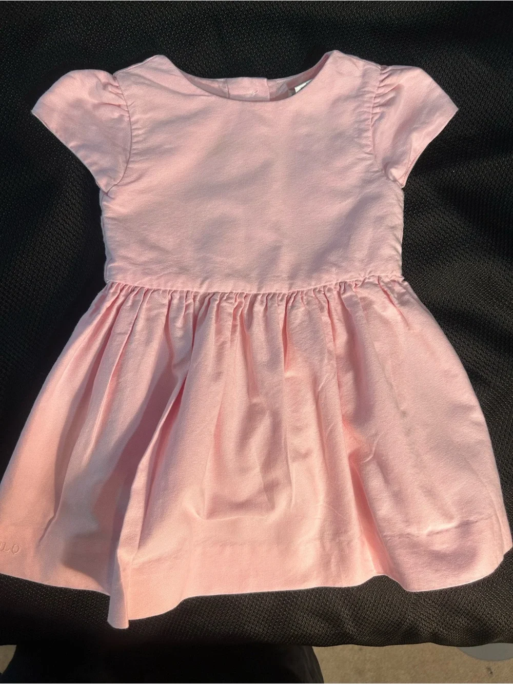Ralph Lauren pink cotton dress 12 mo